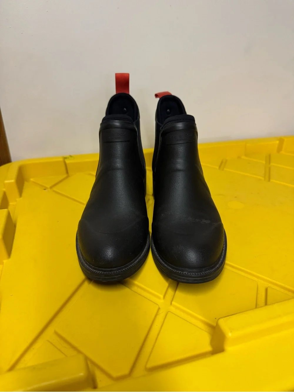 Rag & Bone Darfort Rain Boots Black Chelsea Ankle Boots EU 38